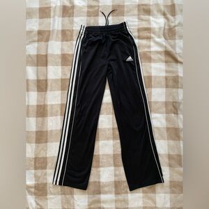 Adidas Black Polyester Pants Youth Large